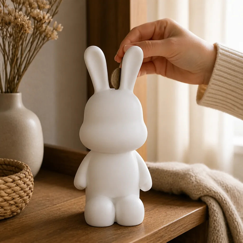 Tirelire Lapin Blanc