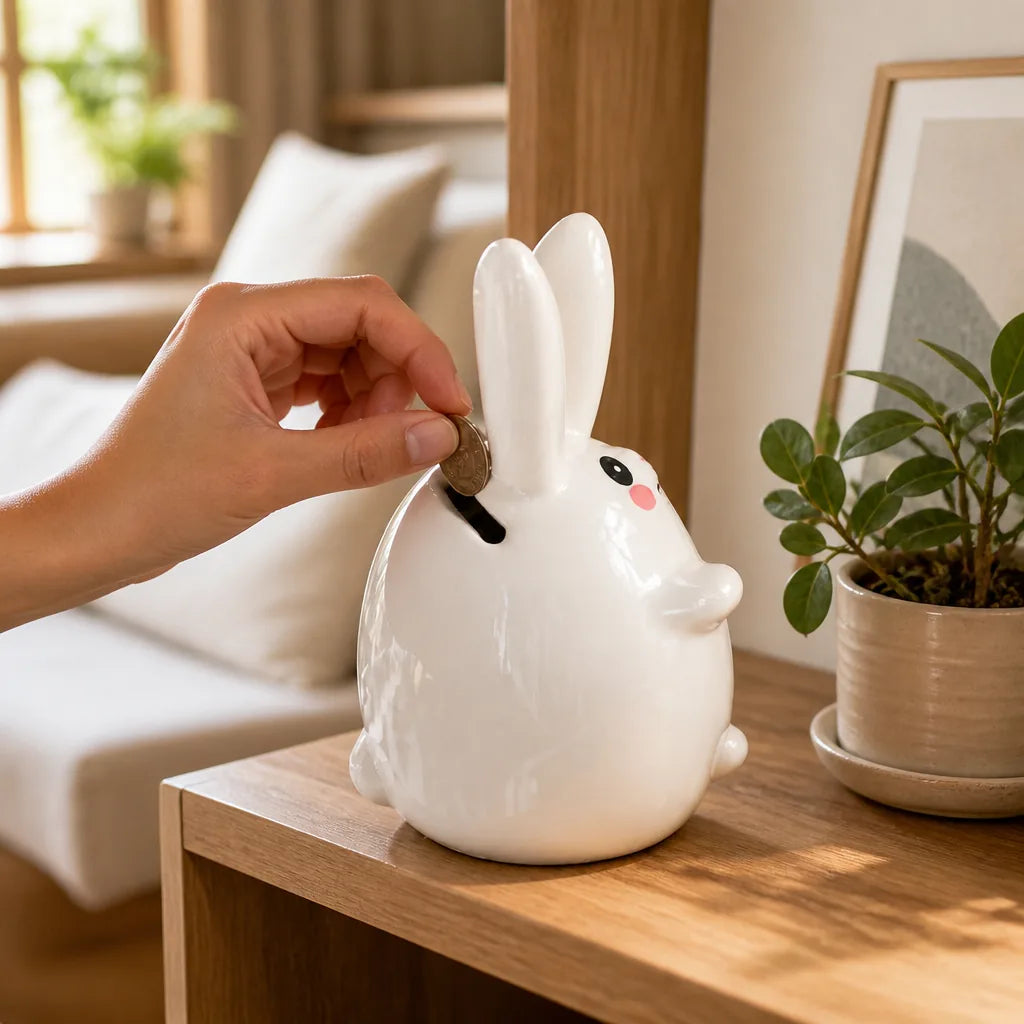 Tirelire Lapin Céramique