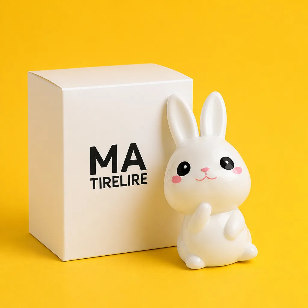 Tirelire Lapin Céramique