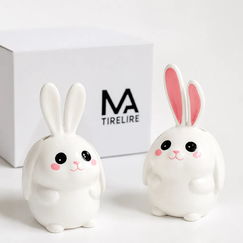Tirelire Lapin Céramique