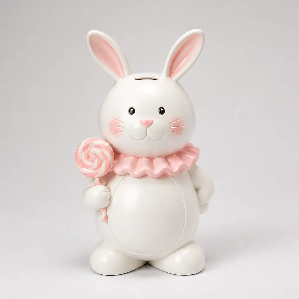 Tirelire Lapin Métal