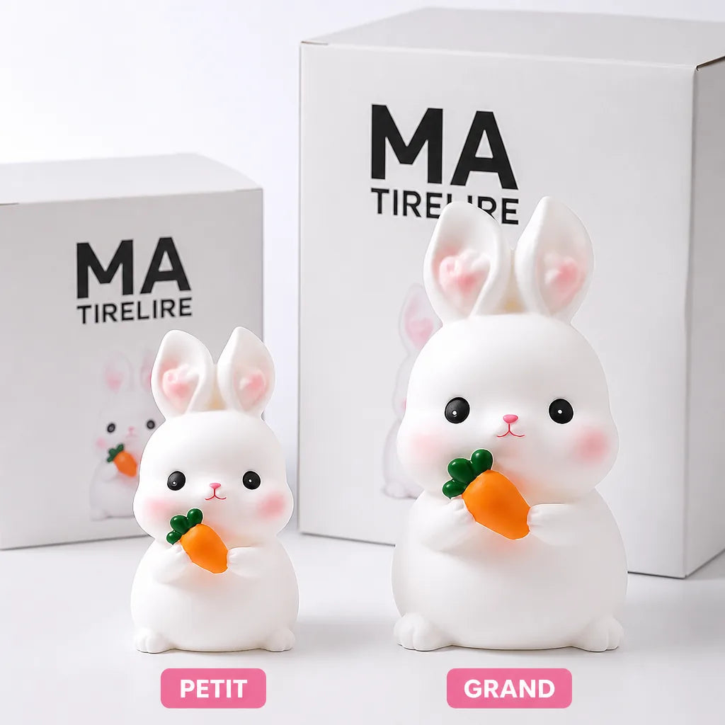 Tirelire Lapin Rose