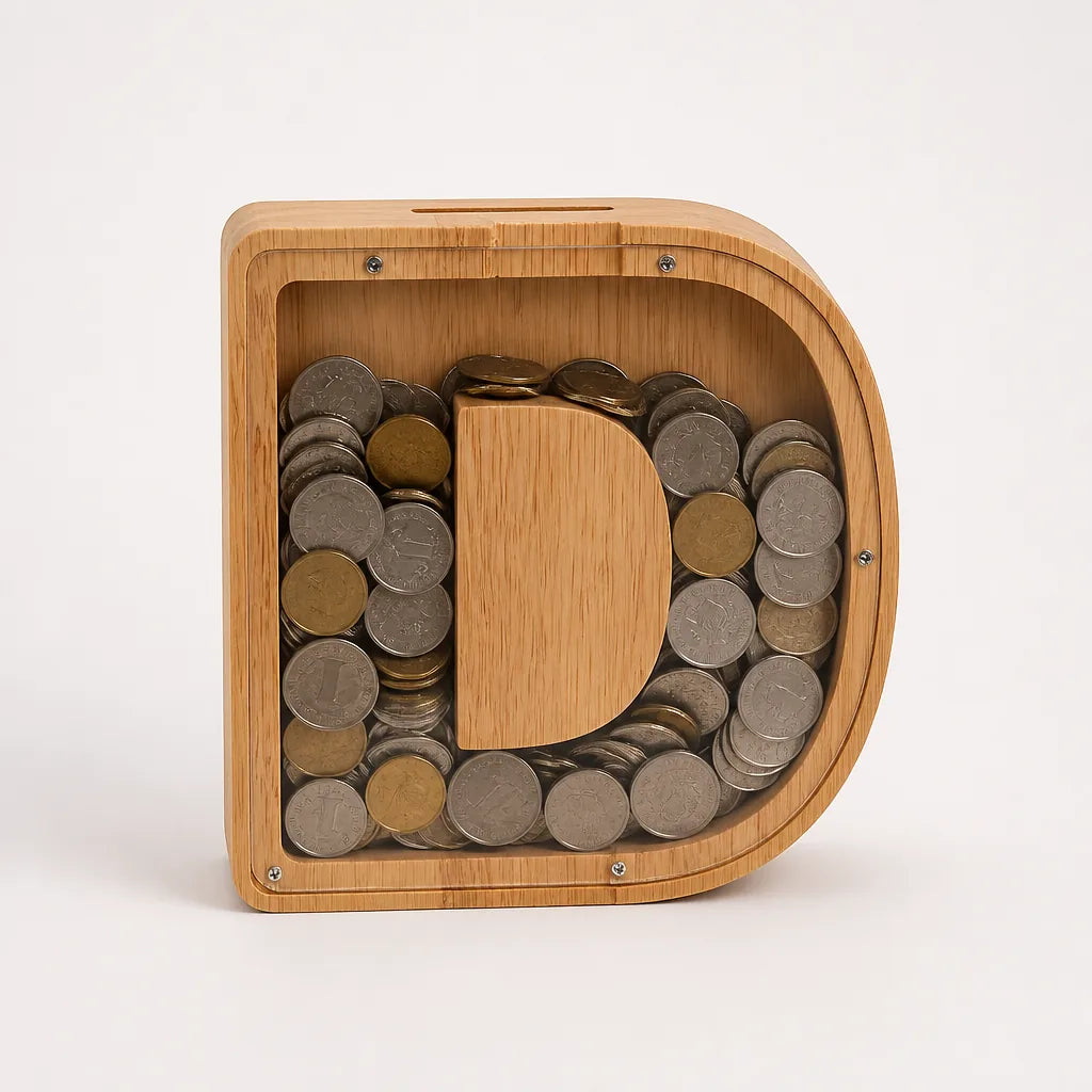 Tirelire Lettre En Bois