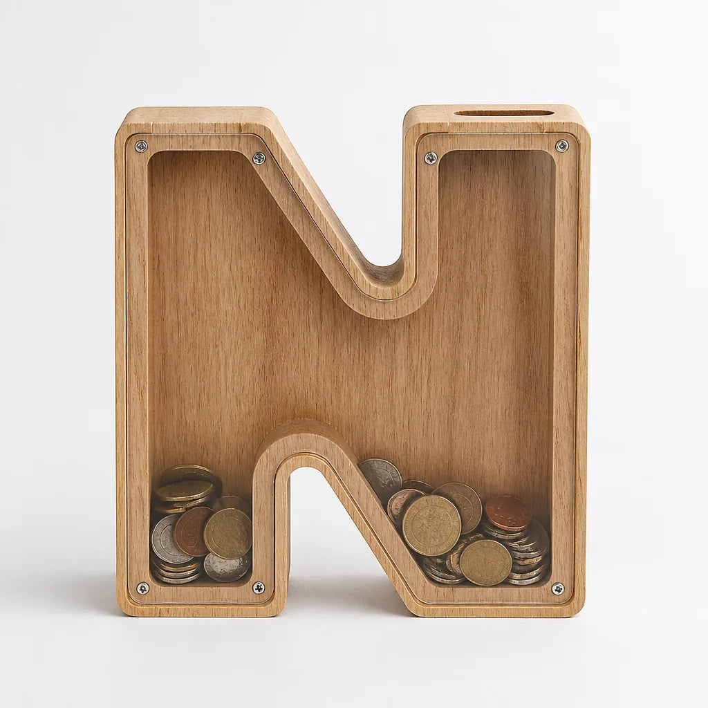 Tirelire Lettre En Bois