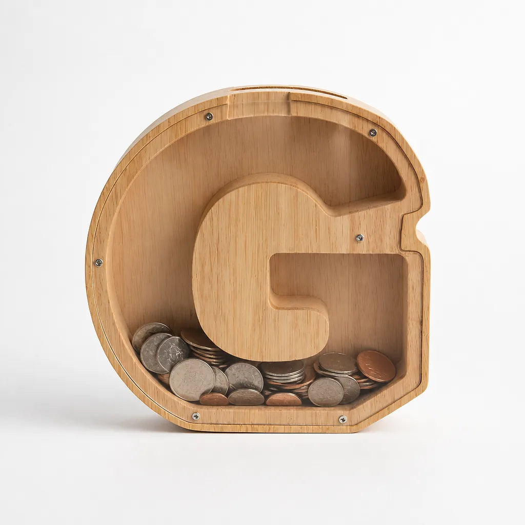 Tirelire Lettre En Bois