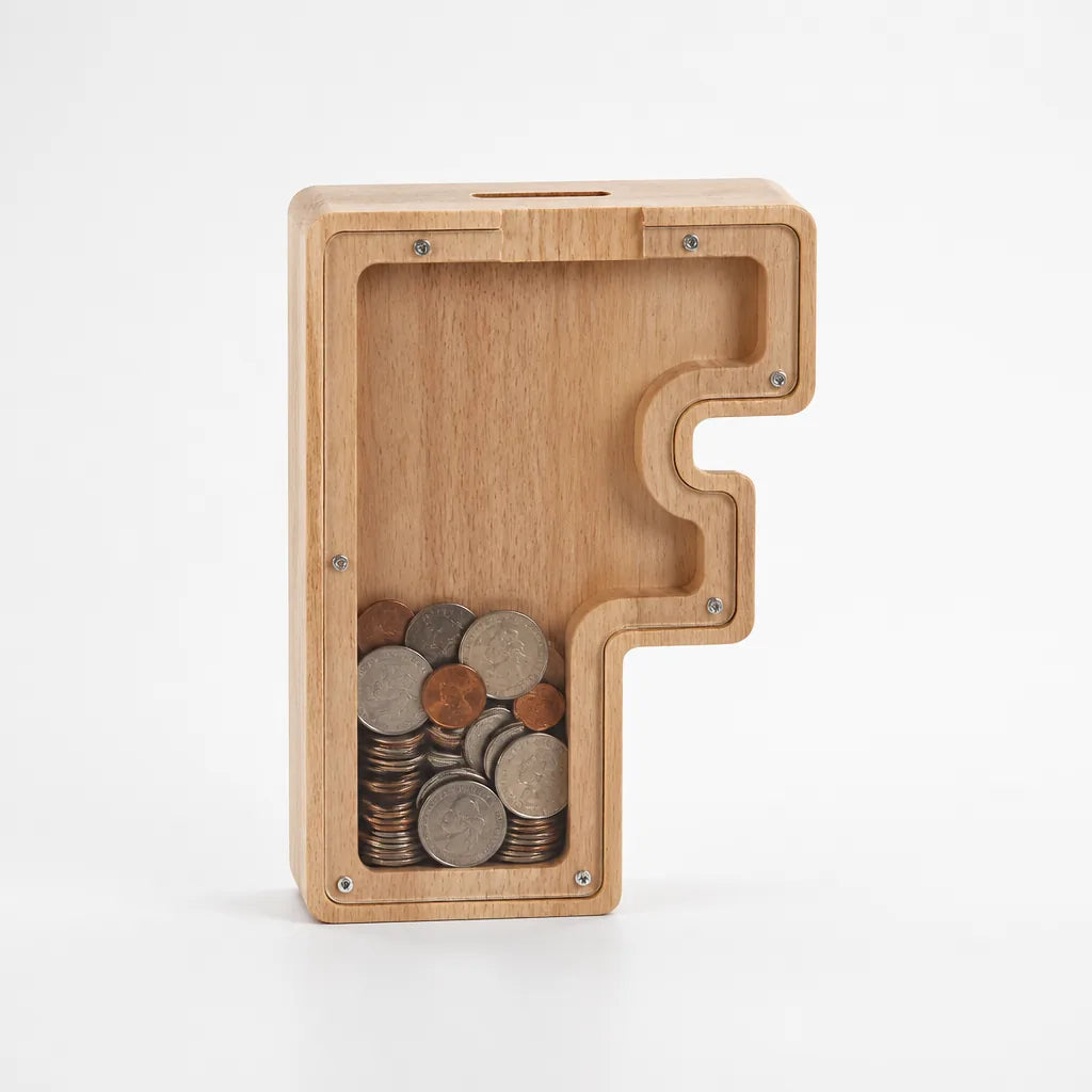 Tirelire Lettre En Bois