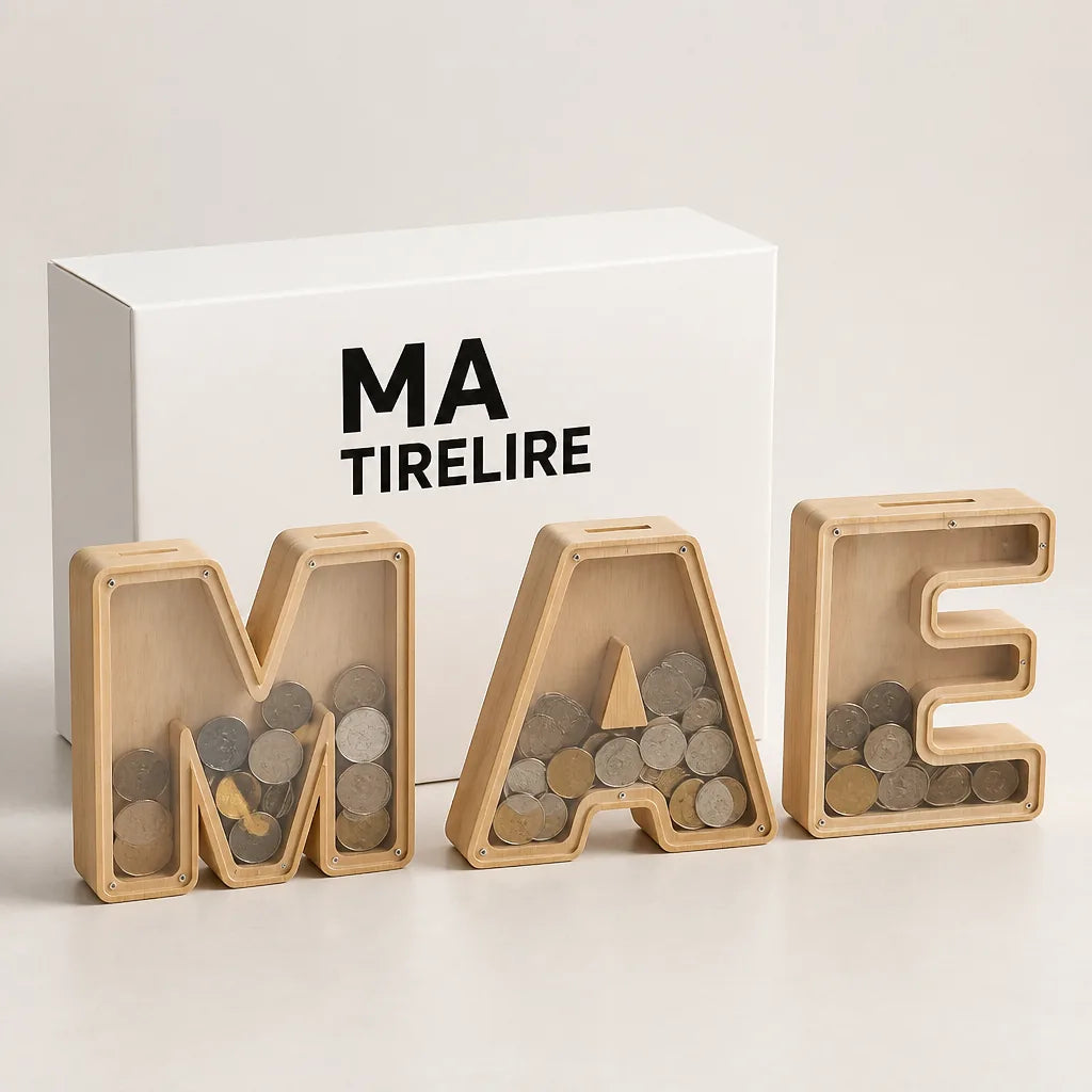 Tirelire Lettre En Bois