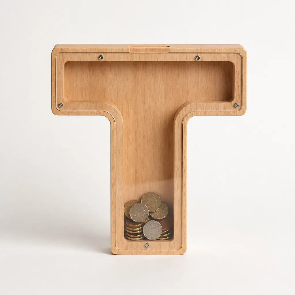 Tirelire Lettre En Bois