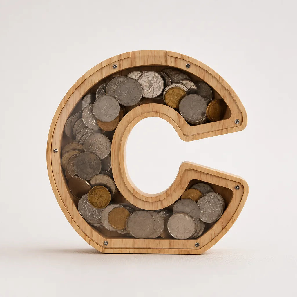 Tirelire Lettre En Bois