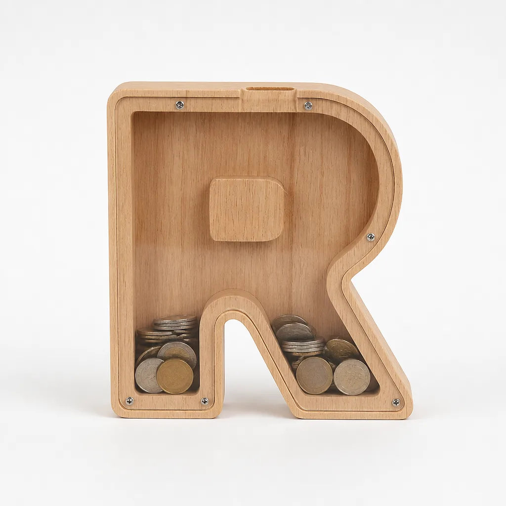 Tirelire Lettre En Bois