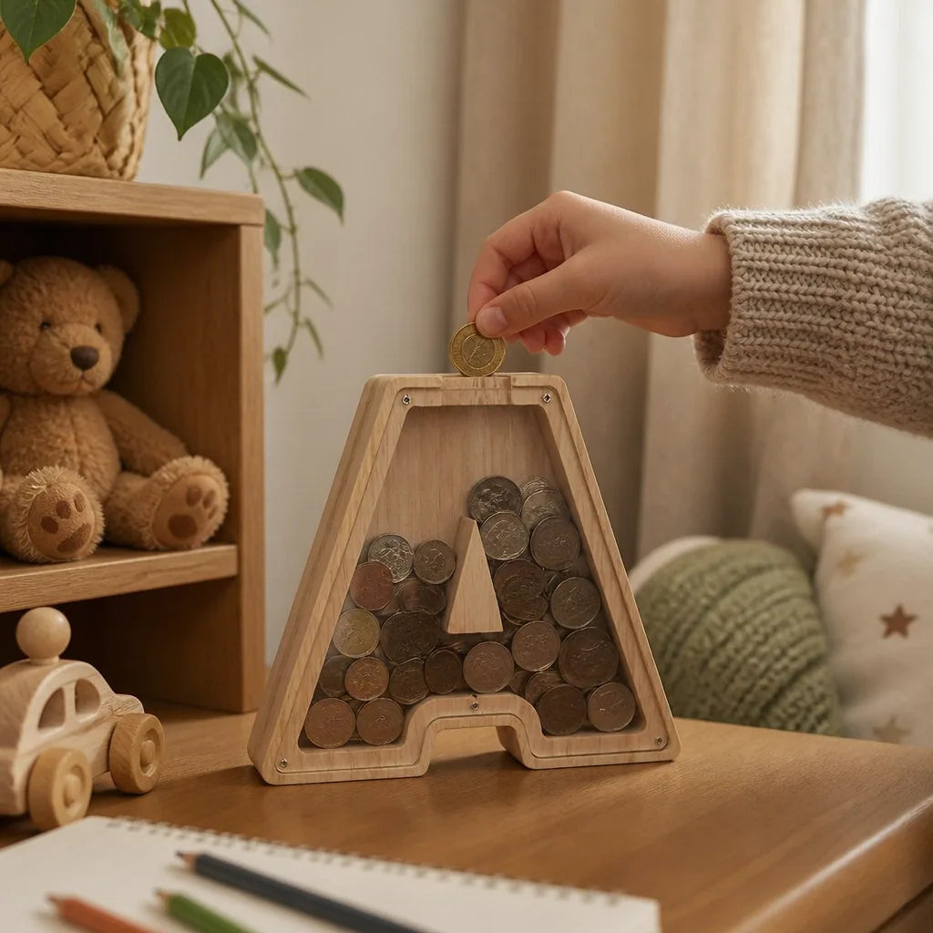Tirelire Lettre En Bois