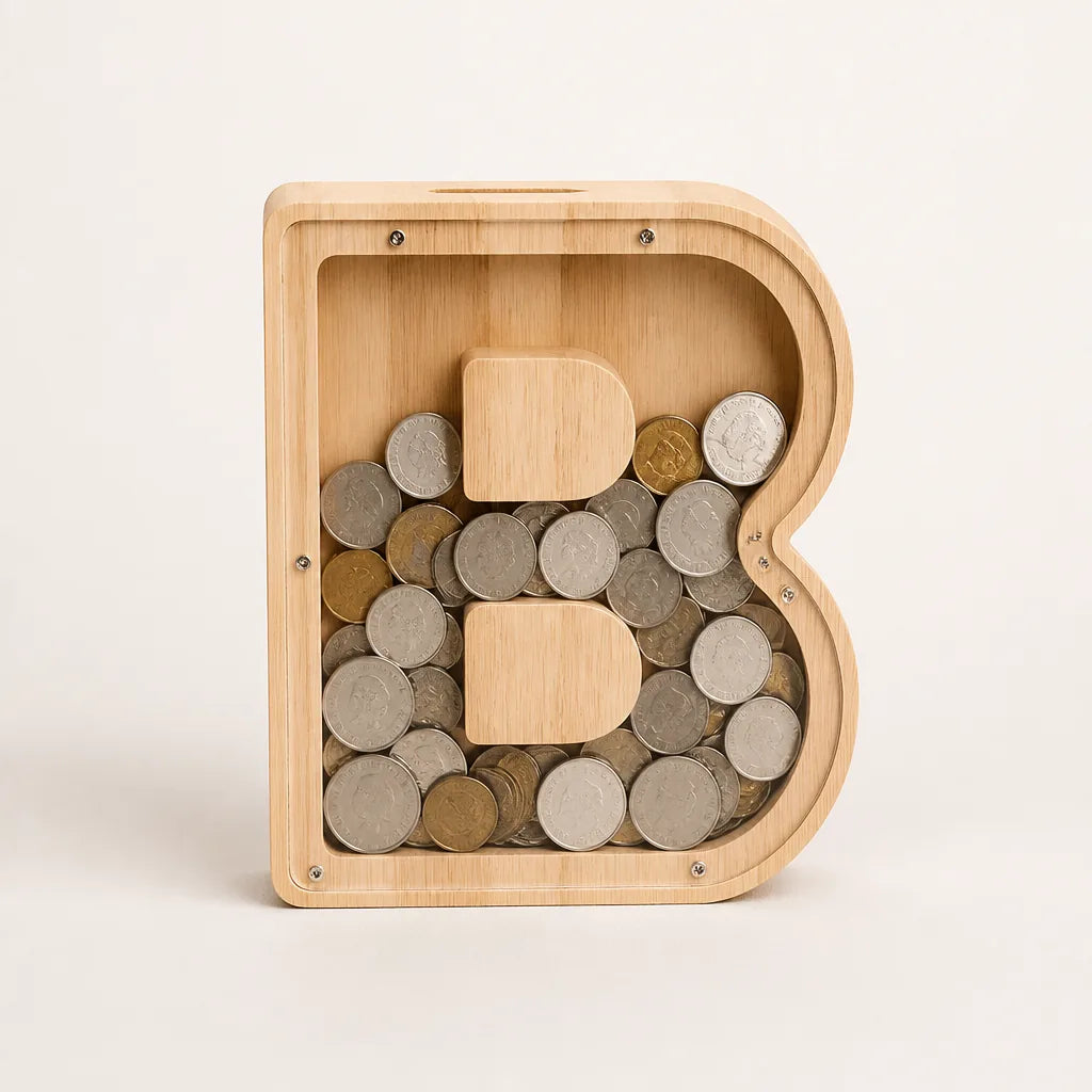Tirelire Lettre En Bois