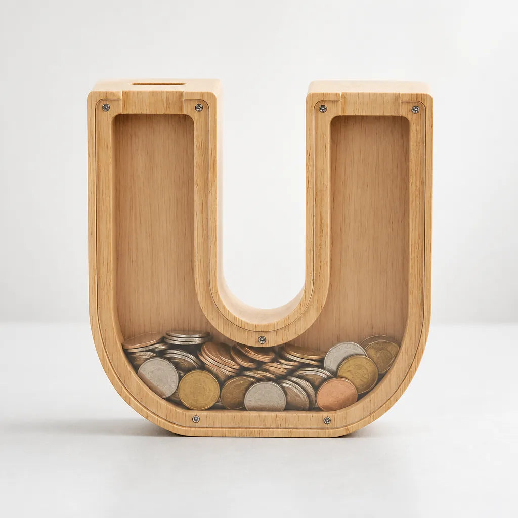 Tirelire Lettre En Bois