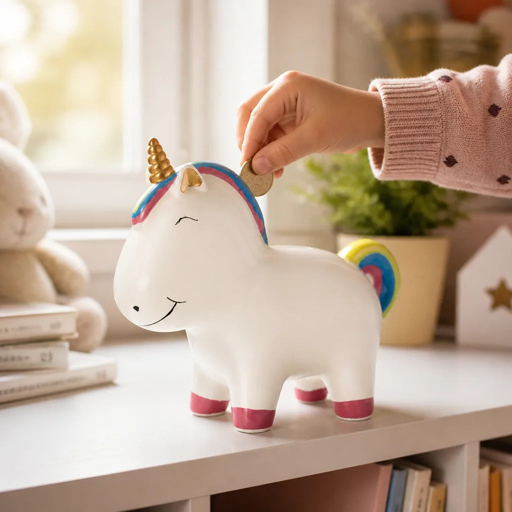 Tirelire Licorne À Décorer