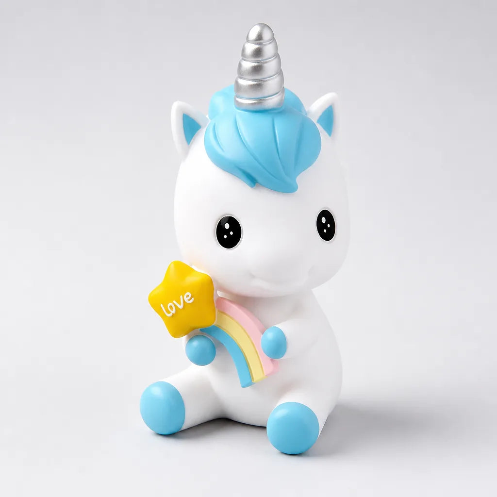 Tirelire Licorne Blanche
