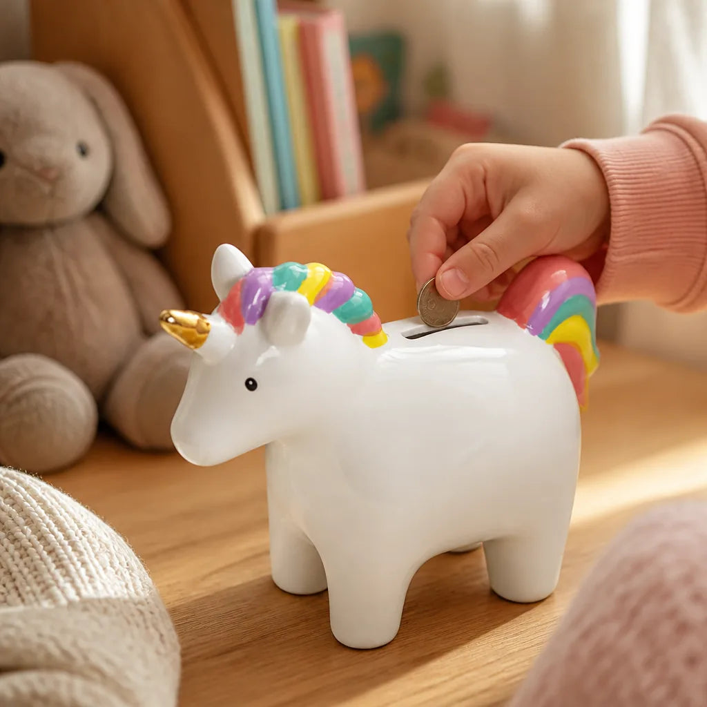 Tirelire Licorne Céramique