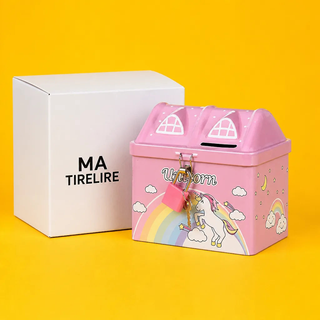 Tirelire Licorne Incassable
