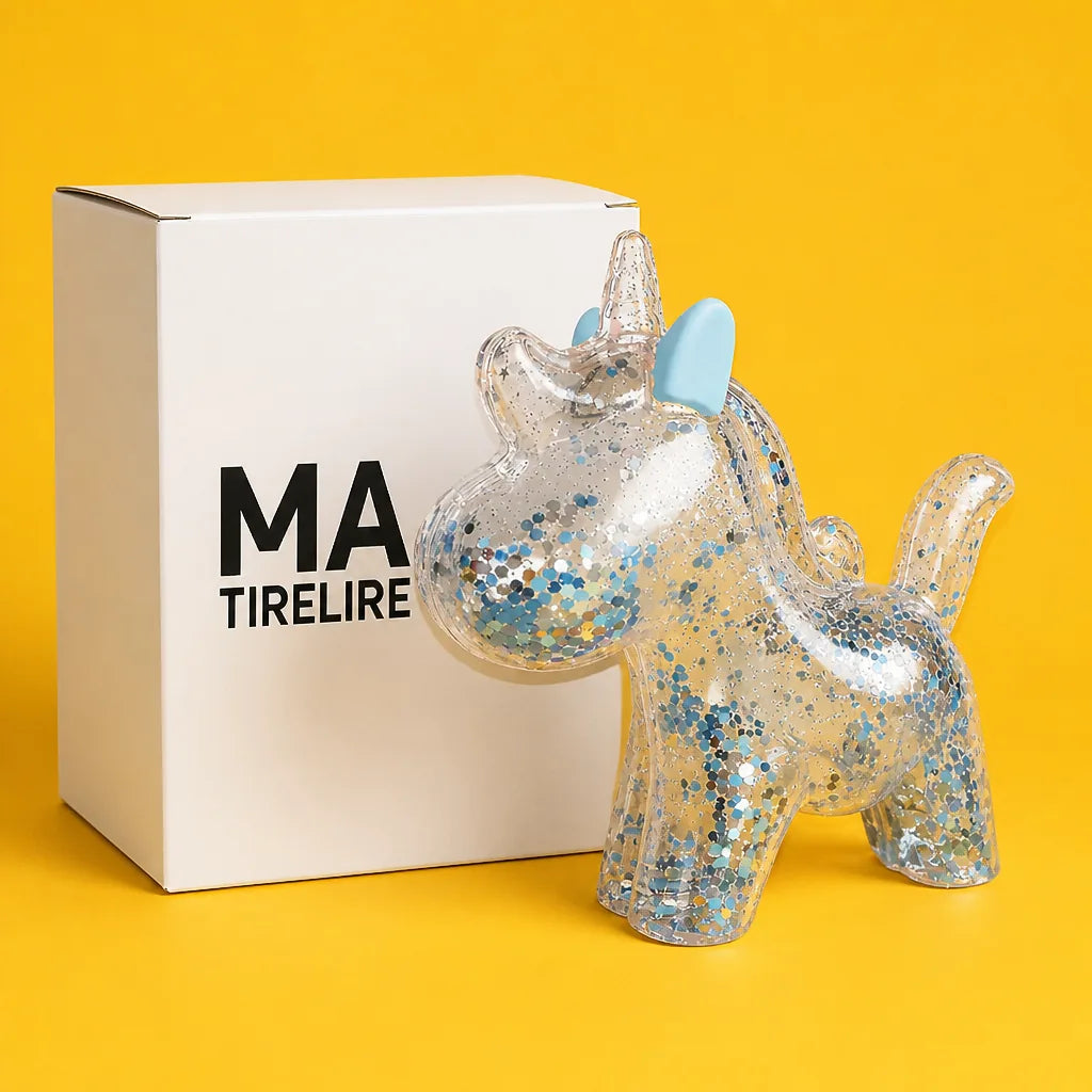 Tirelire Licorne Plastique