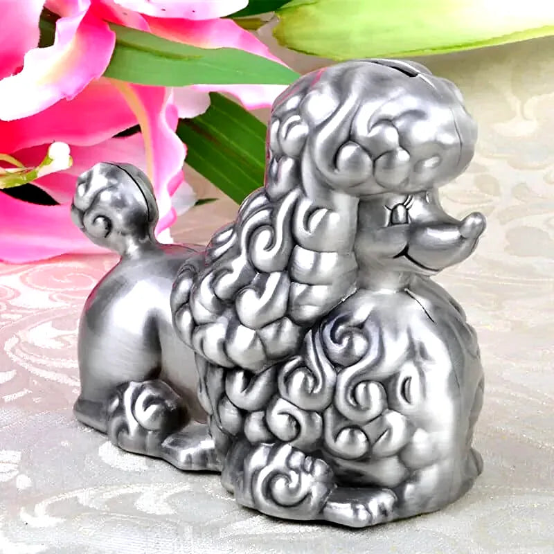 tirelire-metal-chien