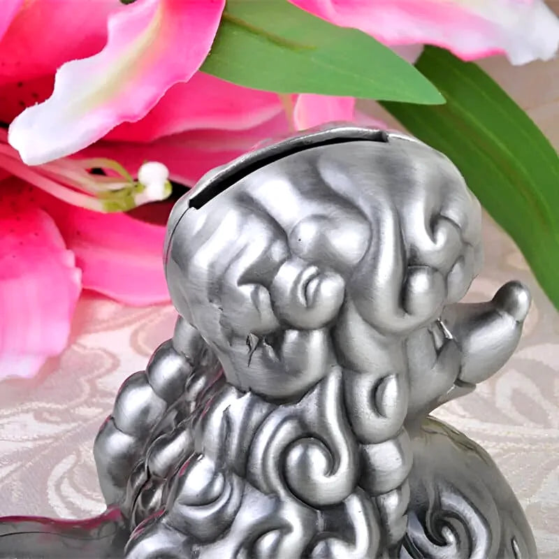 tirelire-metal-chien
