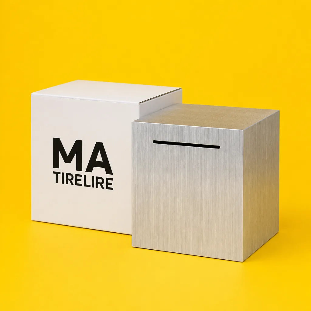 Tirelire Métal Sans Ouverture