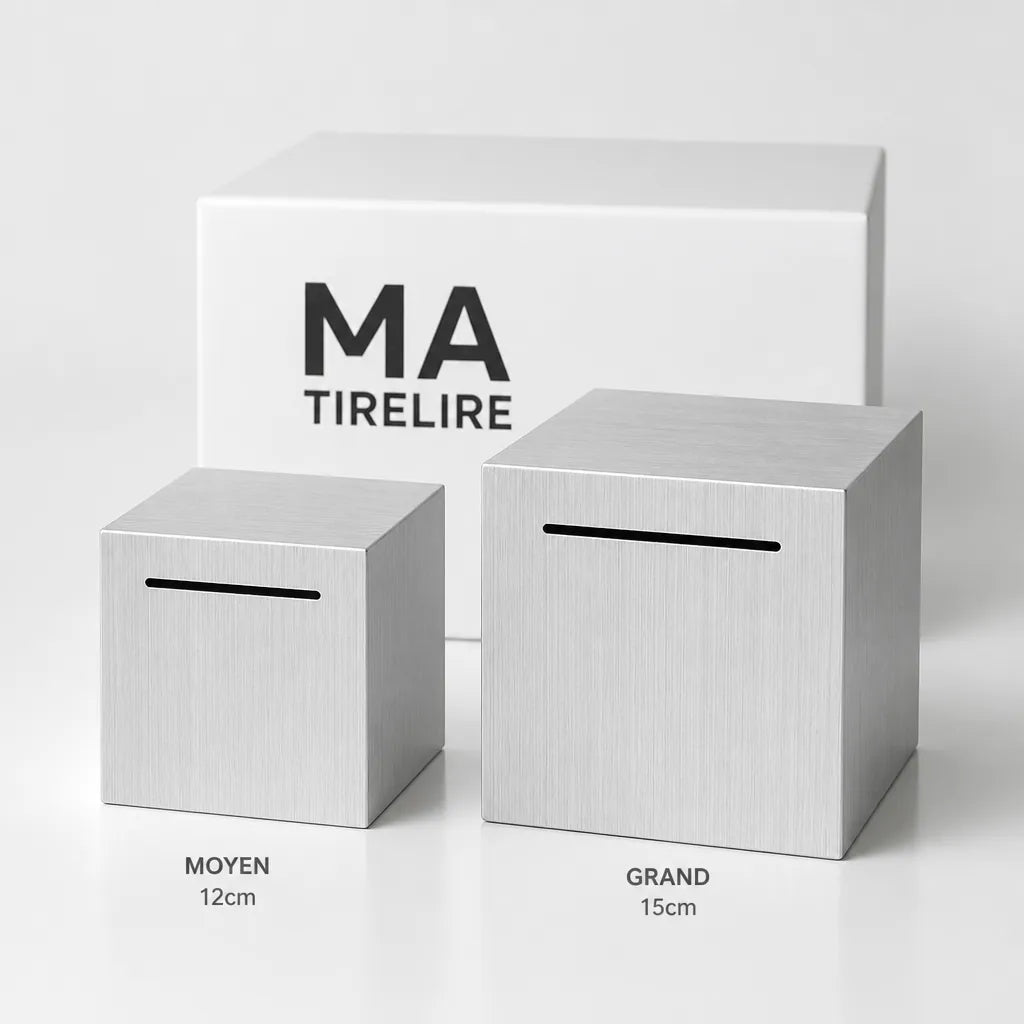 Tirelire Métal Sans Ouverture