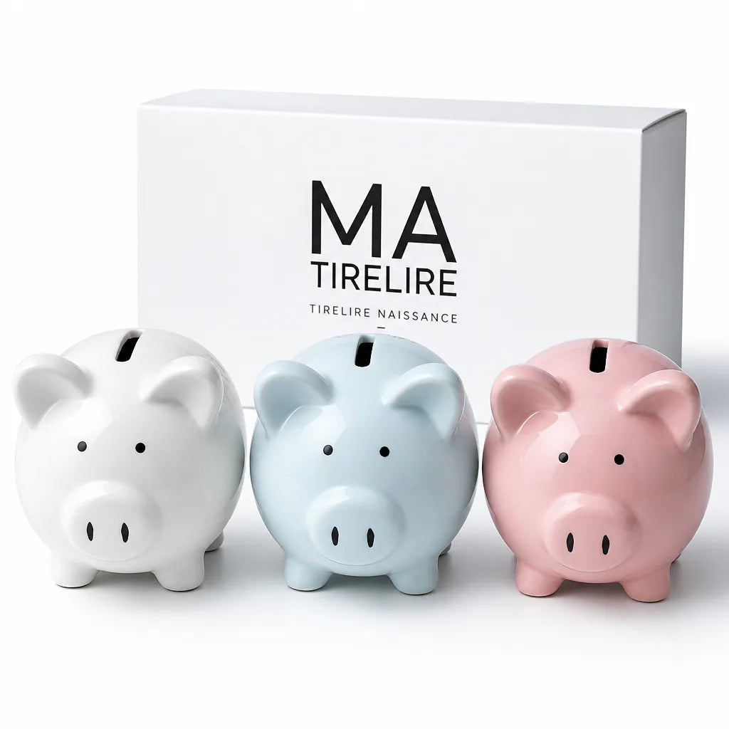 Tirelire Naissance (Lot De 10)