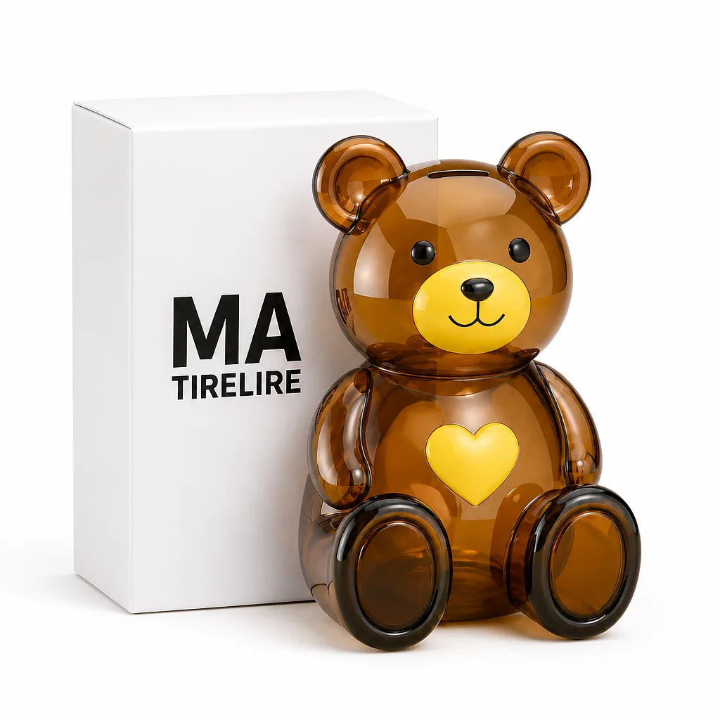Tirelire Ours Blanc
