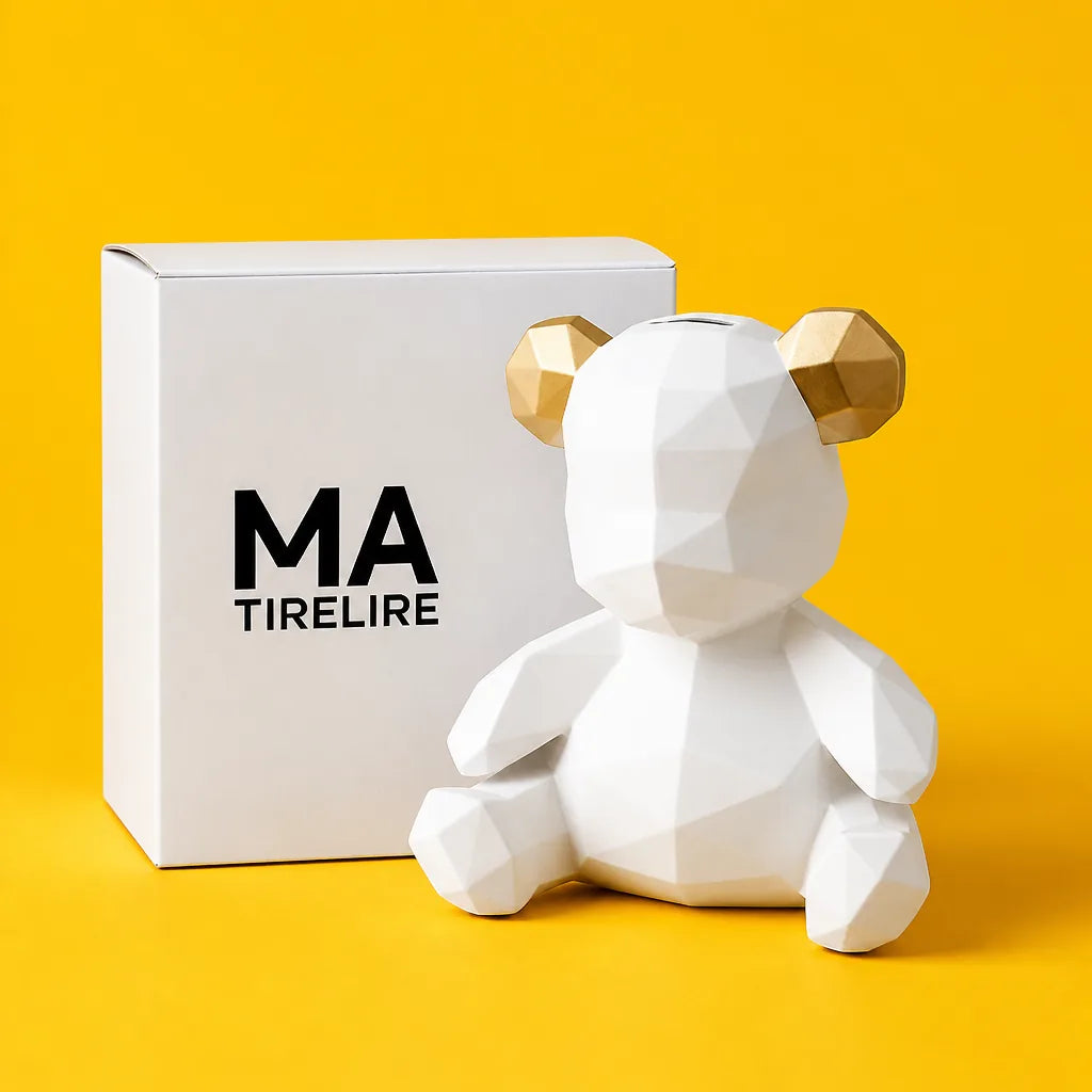 Tirelire Ourson Baptême