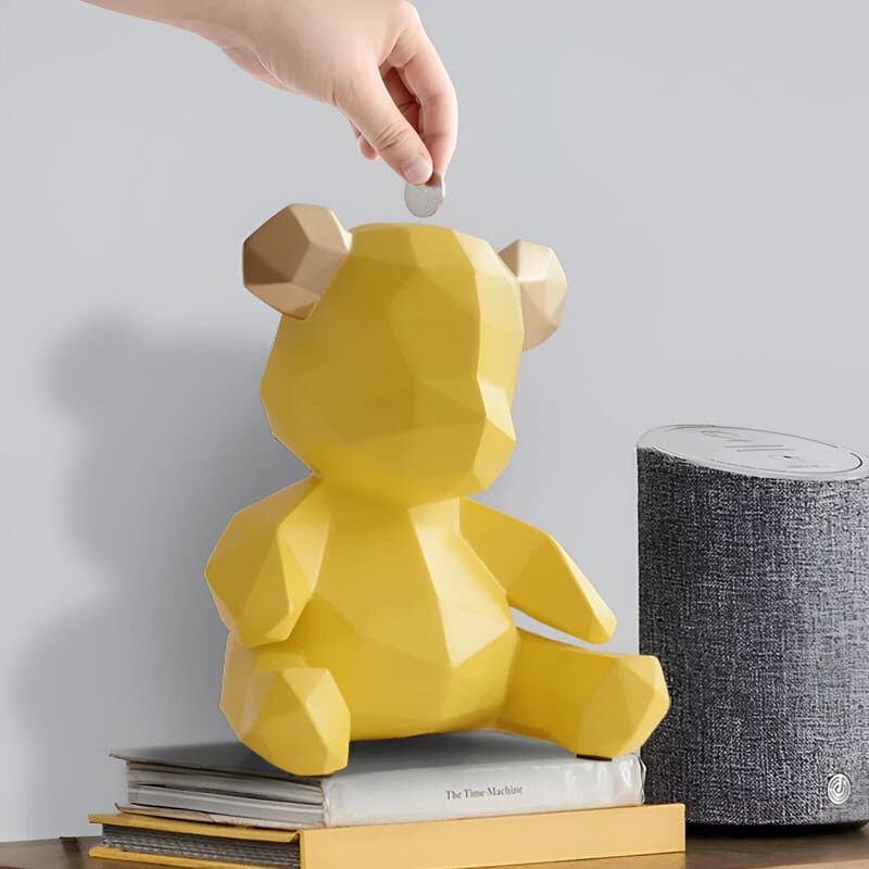 Tirelire Ourson Baptême