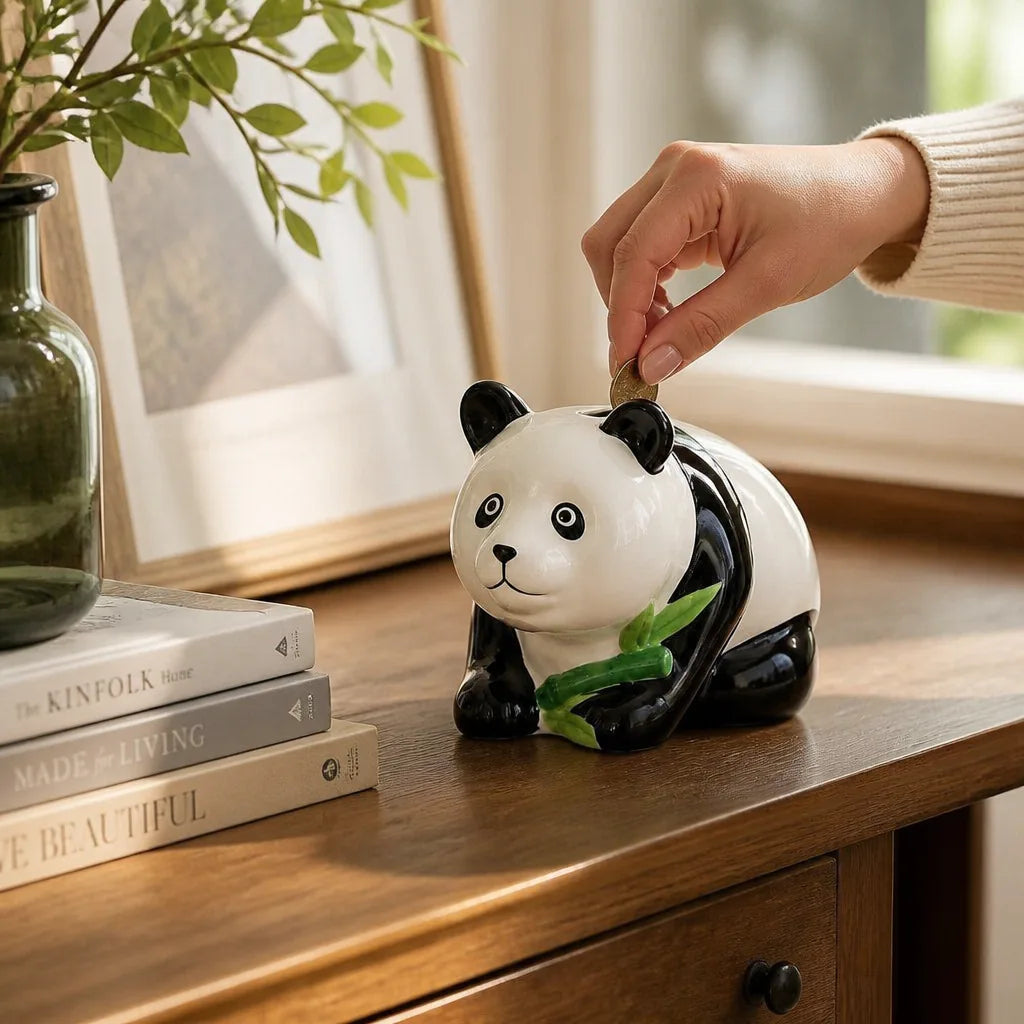 Tirelire Panda Céramique