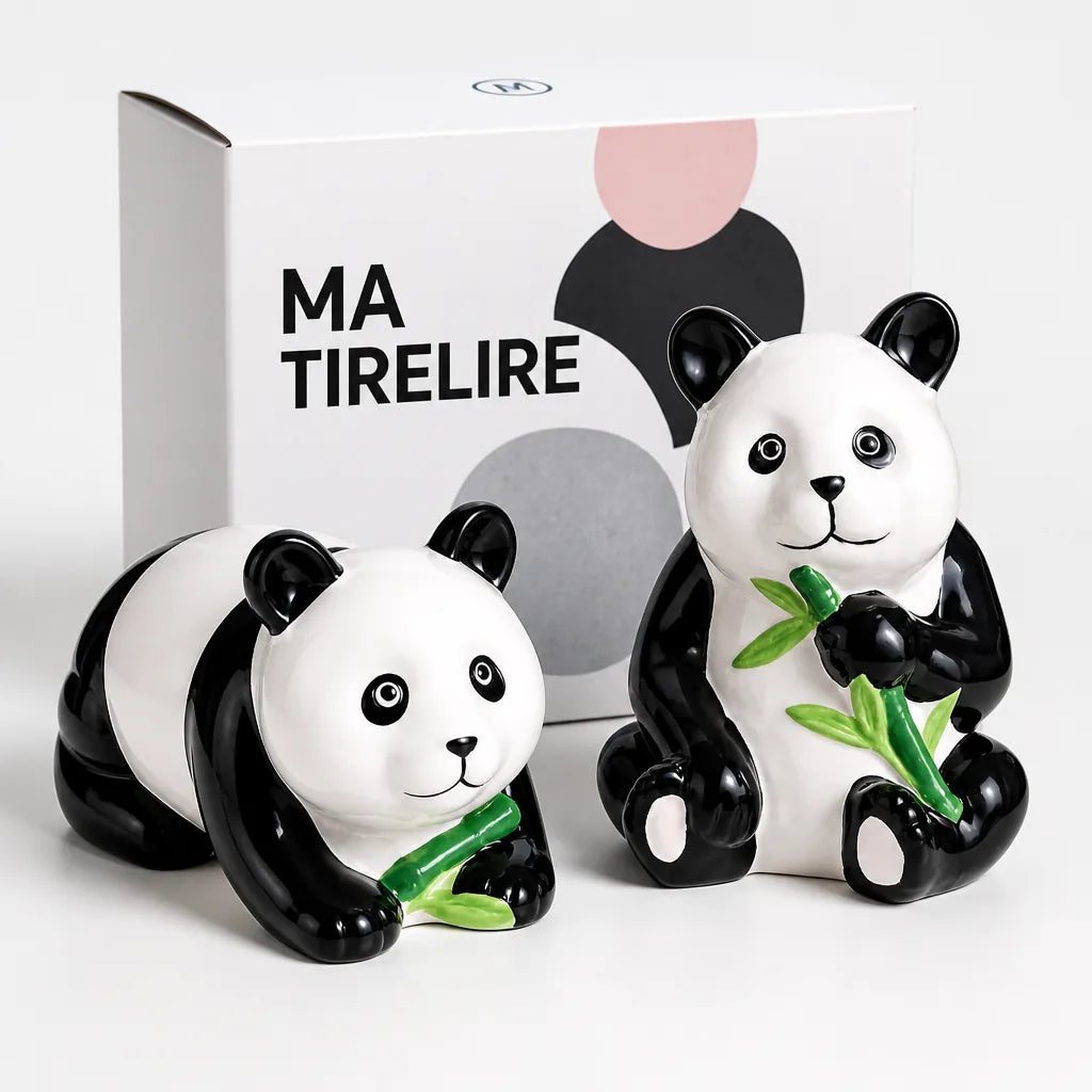 Tirelire Panda Céramique