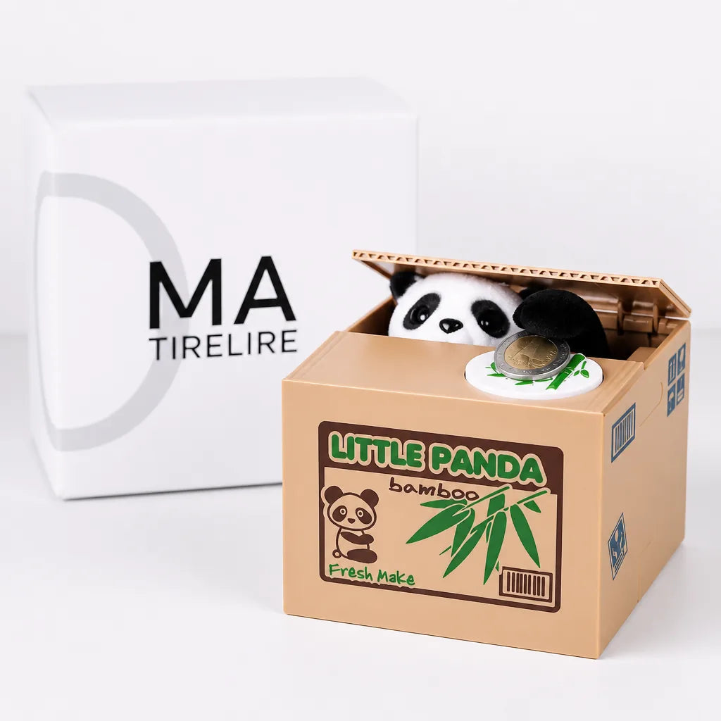 Tirelire Panda Voleur De Pièce
