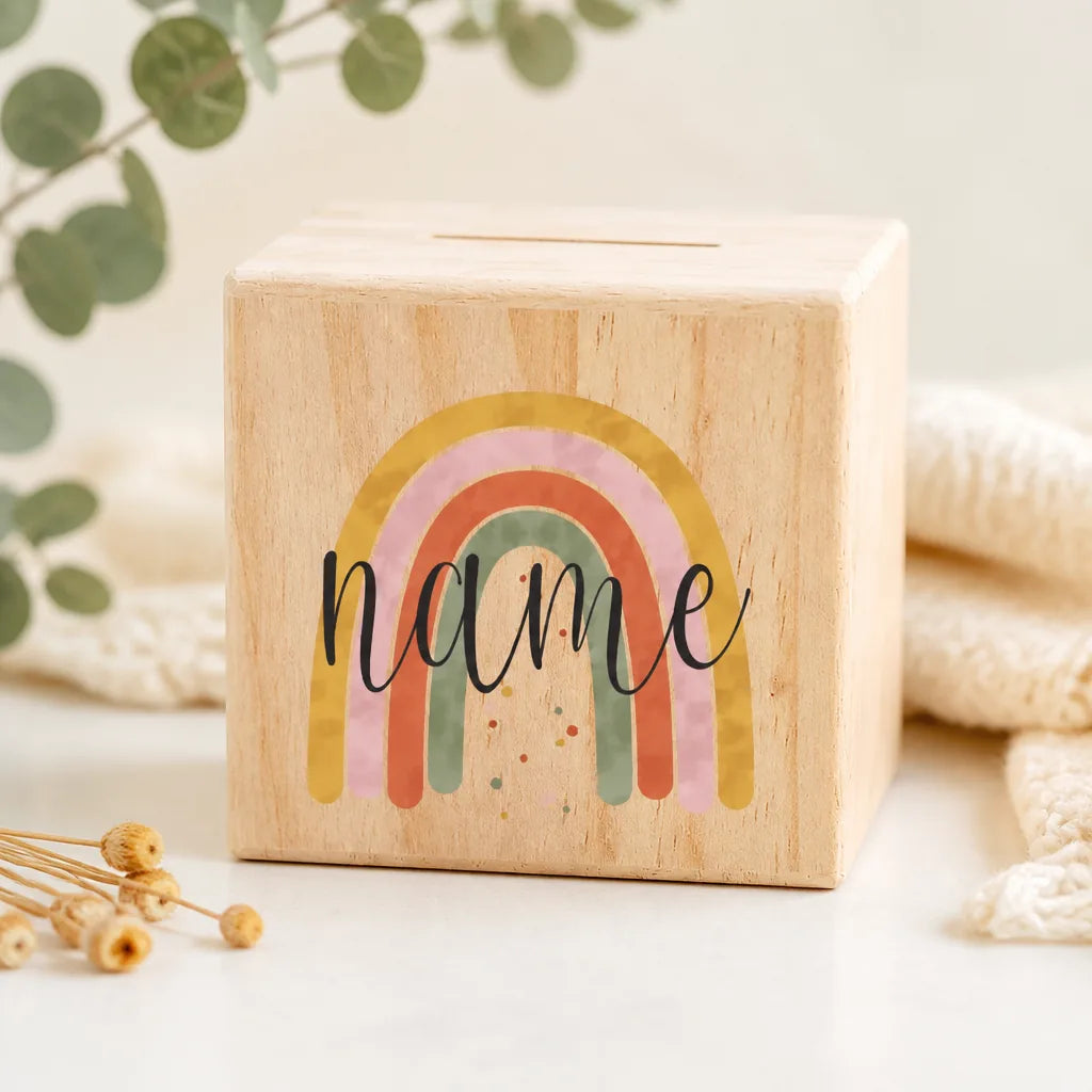 Tirelire Personnalisée Pour Fille En Bois