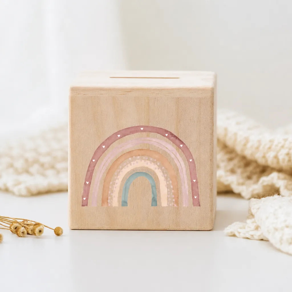 Tirelire Personnalisée Pour Fille En Bois