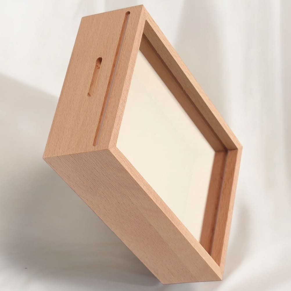Tirelire Photo Personnalisée En Bois