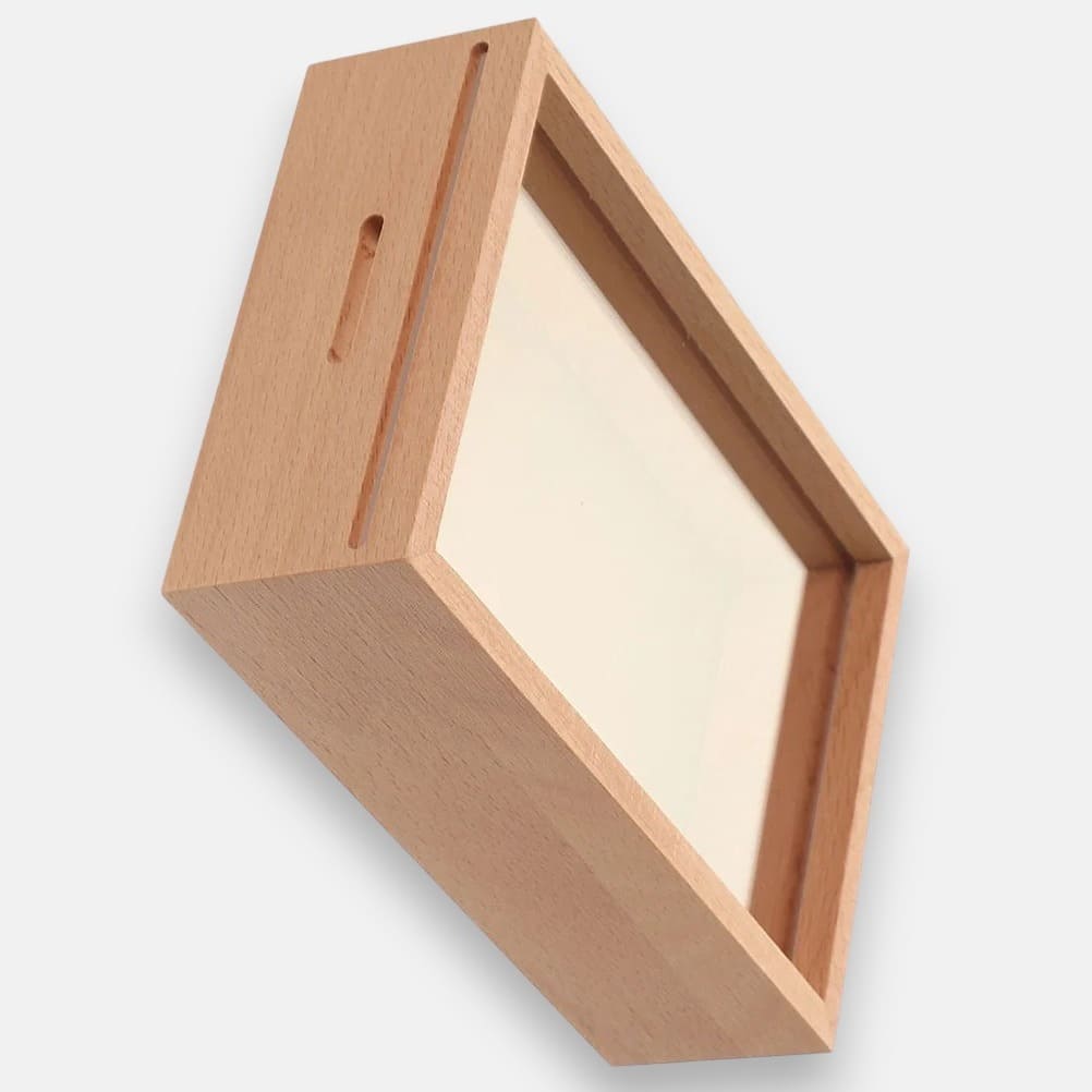Tirelire Photo Personnalisée En Bois