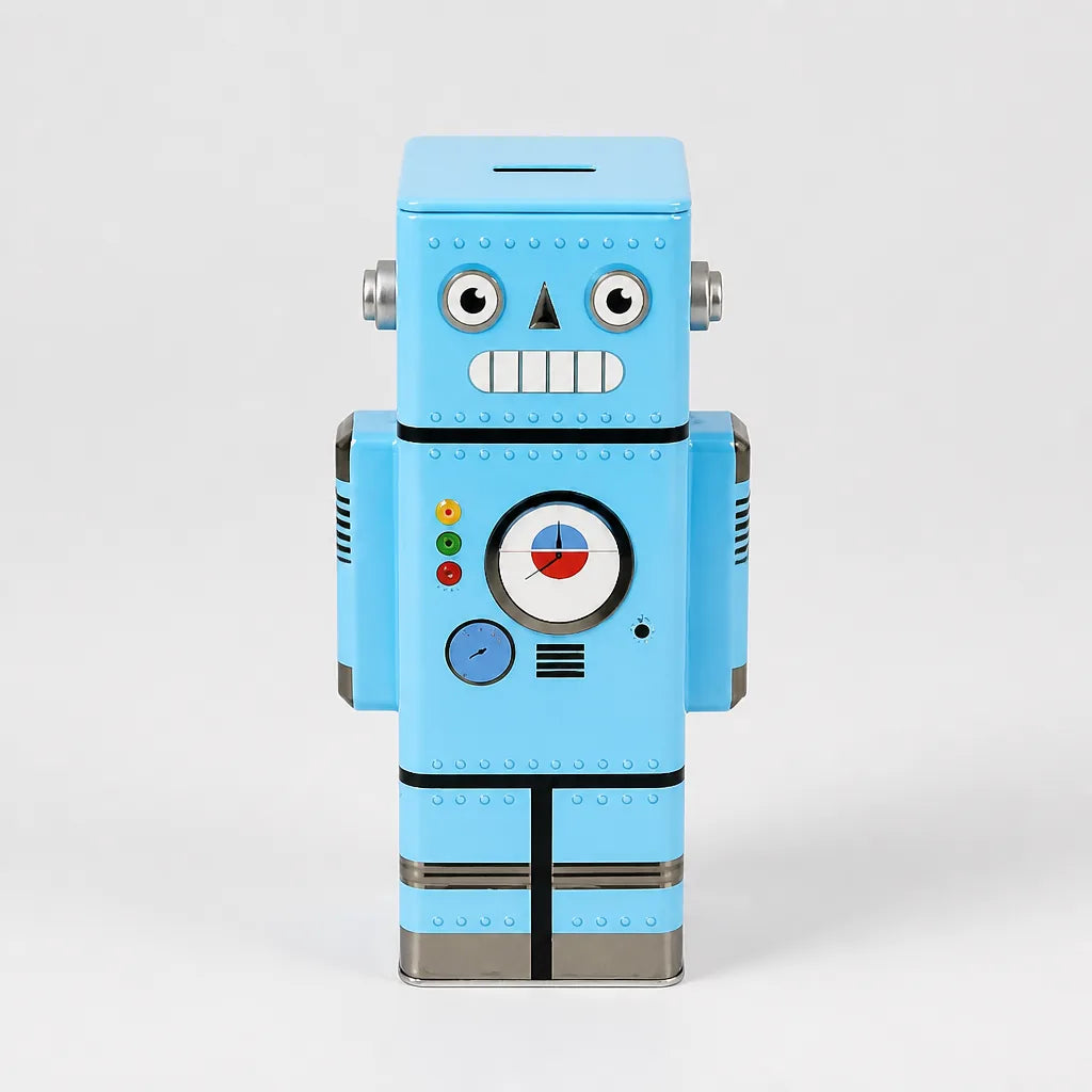 Tirelire Robot En Métal