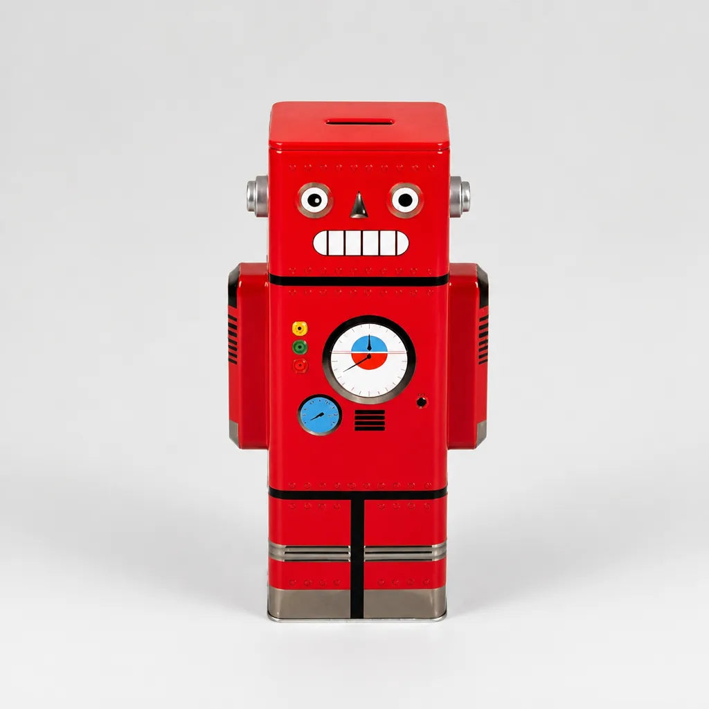 Tirelire Robot En Métal