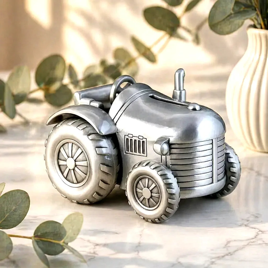 Tirelire Tracteur Argent