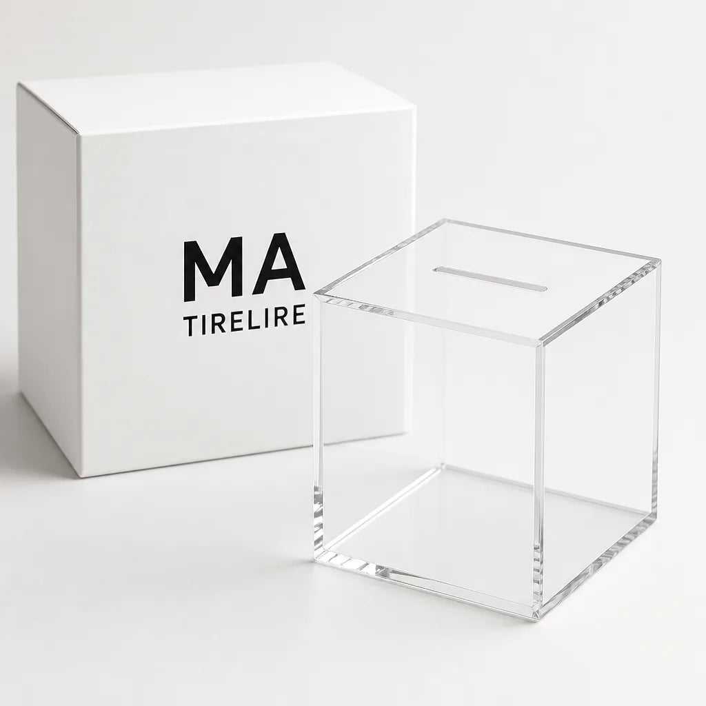 Tirelire Transparente à Casser