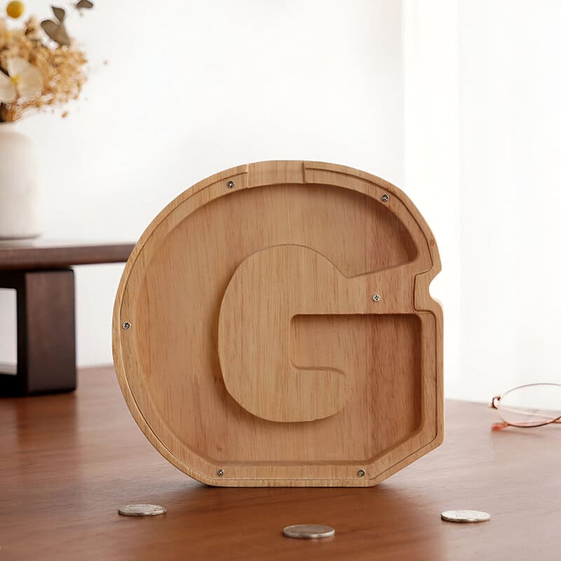 Tirelire Lettre En Bois
