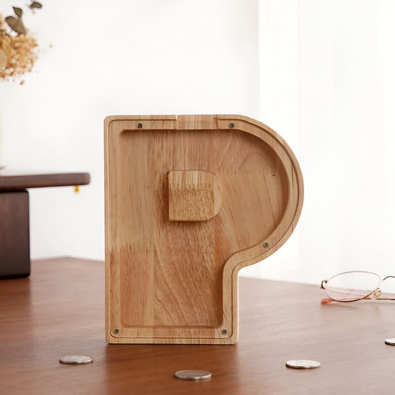 Tirelire Lettre En Bois