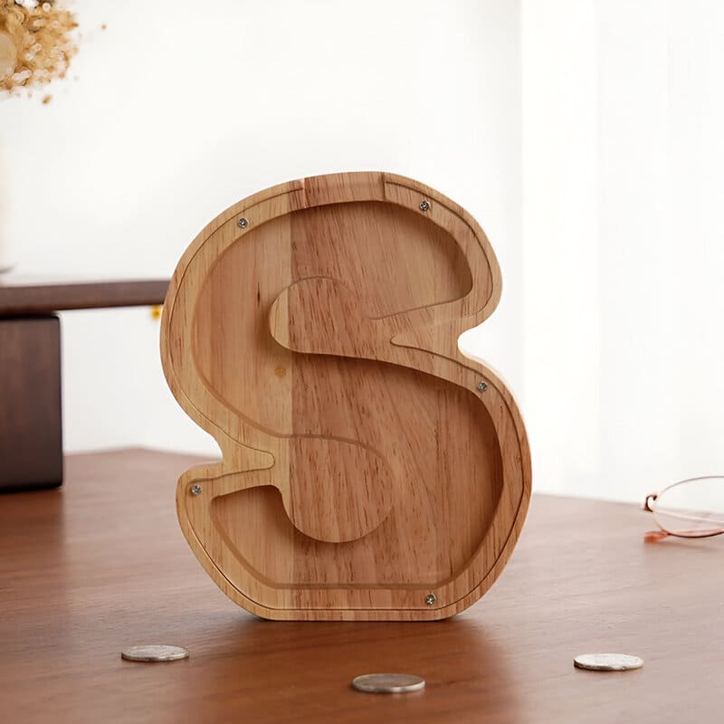 Tirelire Lettre En Bois