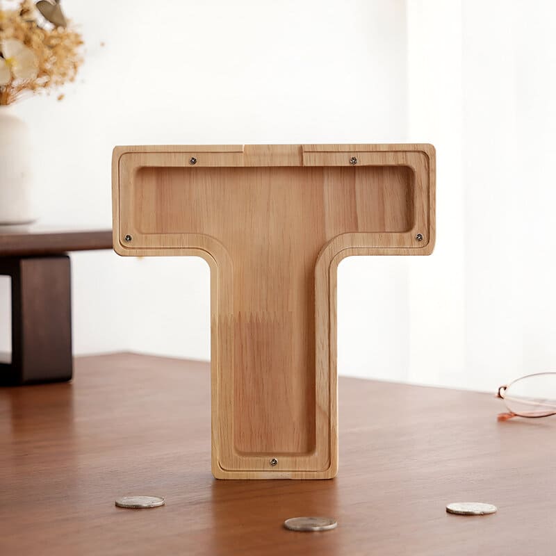Tirelire Lettre En Bois