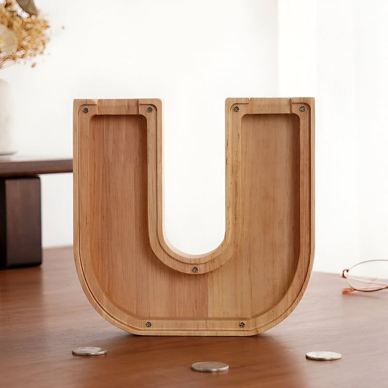 Tirelire Lettre En Bois