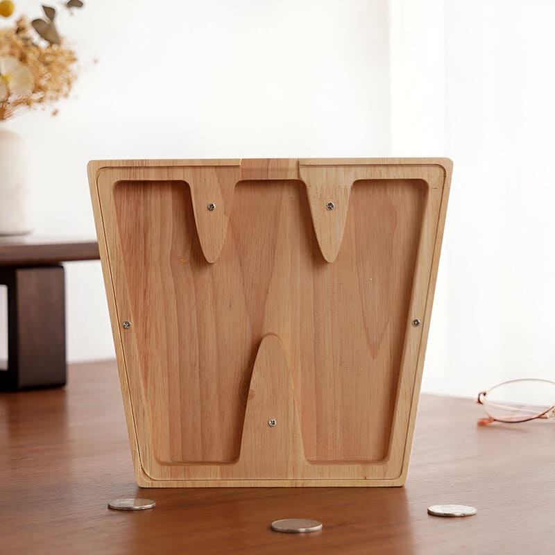 Tirelire Lettre En Bois