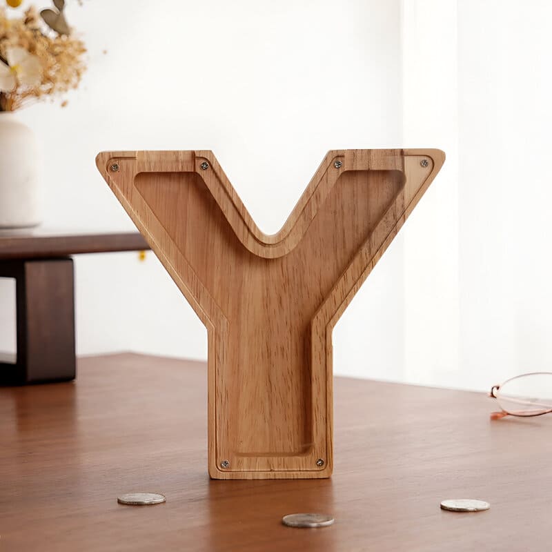 Tirelire Lettre En Bois