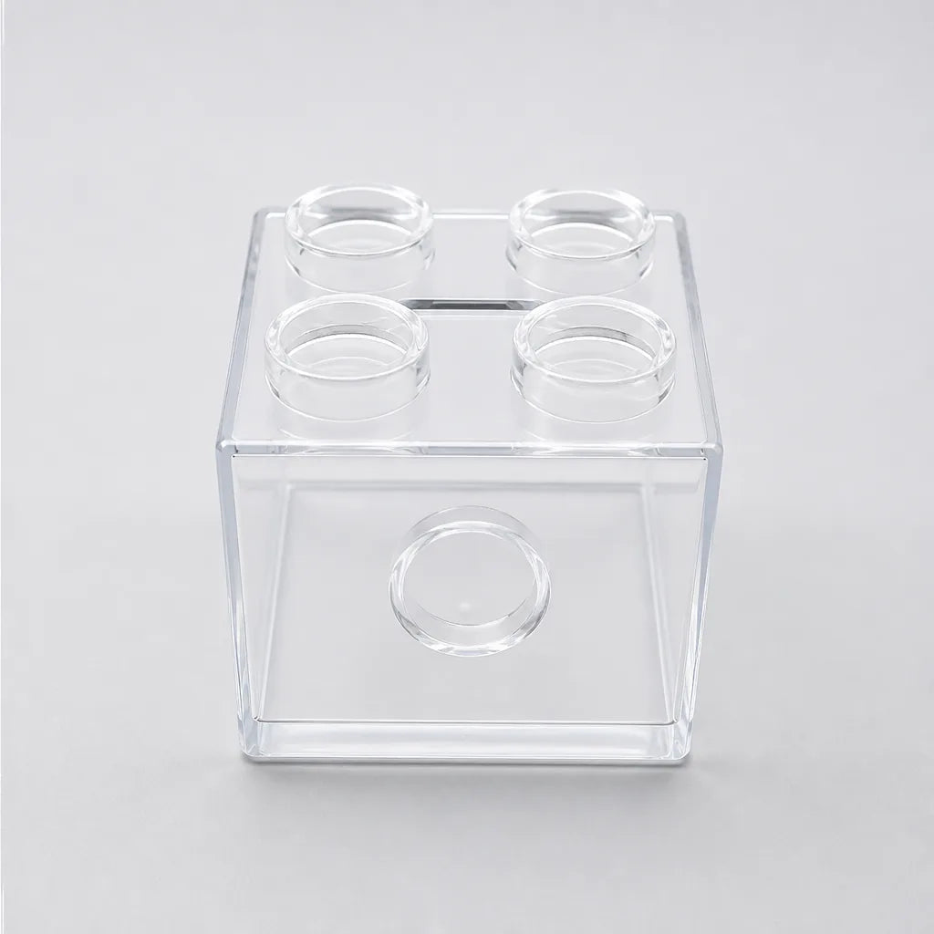 Tirelire Transparente En Cube