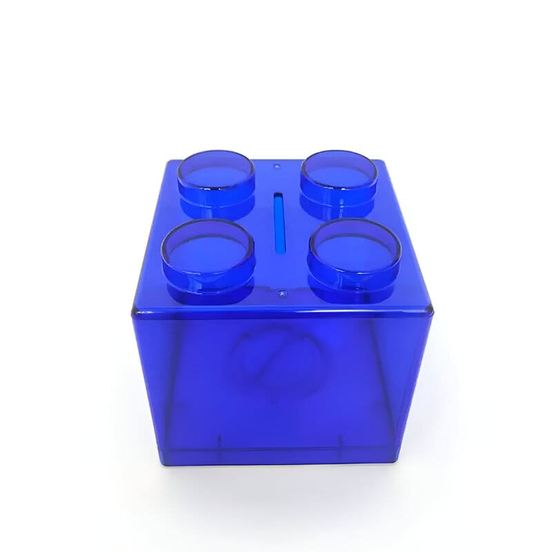 Tirelire Transparente En Cube